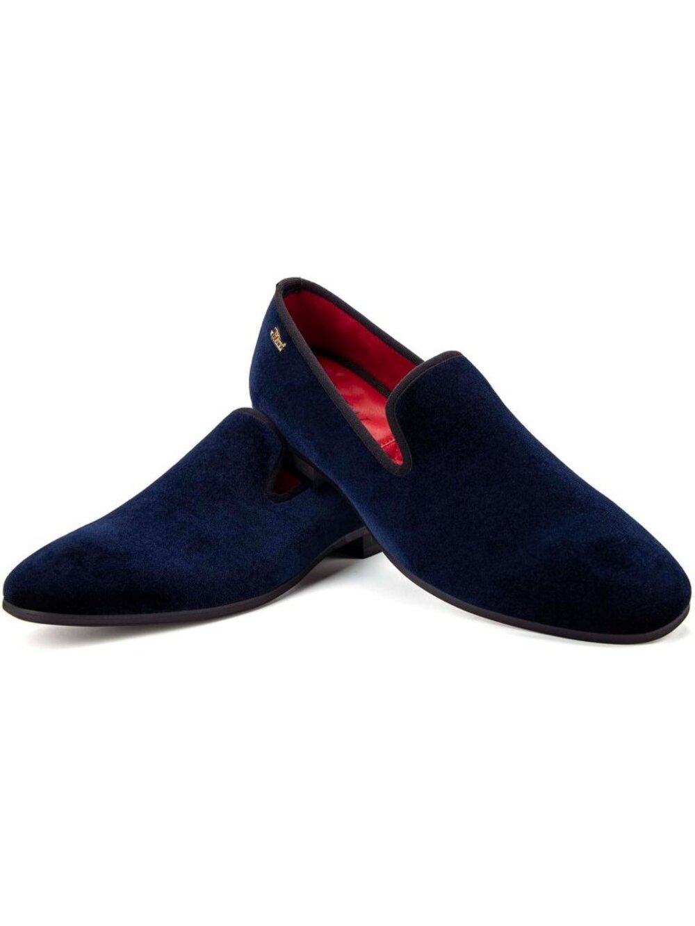 JITAI Men's Blue15 Elegant Rubber & Leather Penny Loafers Casual Formal Shoes